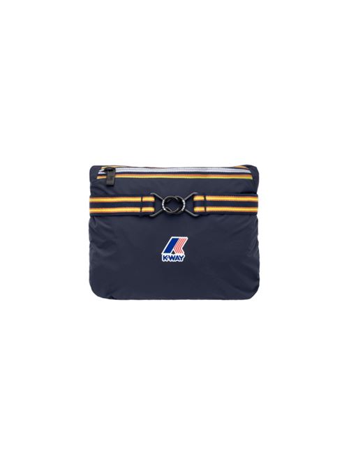 giubbotto unisex corto nylon blu K-WAY | K2123ZWK89